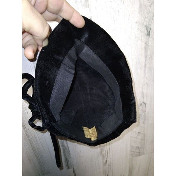 Vintage Gage Brother Black Velvet Juliette Hat - Picture 5 of 6